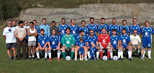 FC Baník Slovinky A Team senioři - účastník 1. třídy dospělých SOFZ r. 2004 - 2005 (Slovensko).